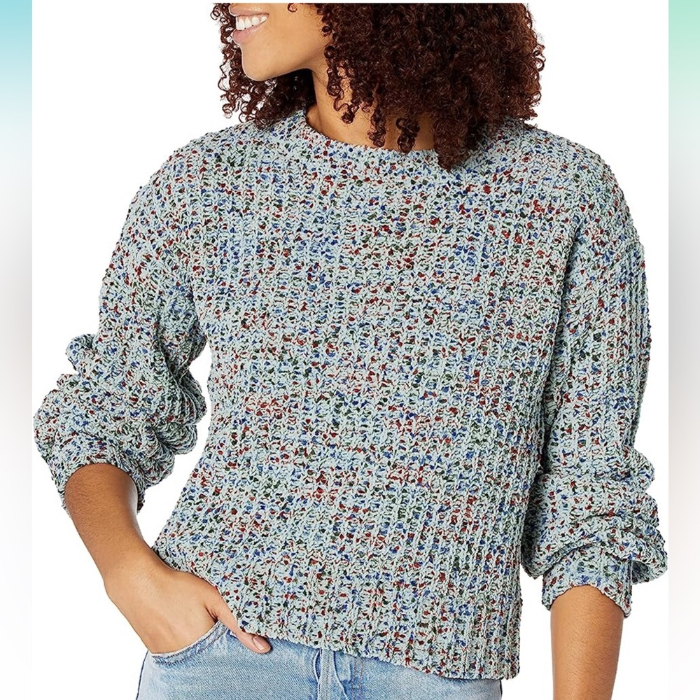 Supplies Women’s Confetti Knit Pullover Sweater Medium | Cozy Colorful